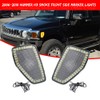 KENRTIR Clear Lens Dual Color Amber/White Front Fender Side Marker