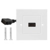 HDMI Wall Plate Panel Faceplate, 1 Pack Decorative Faceplate Socket