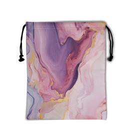 Gymnastics Grip Bag Grip Bags for Gymnasts Girl Gymnastic Drawstring Bag Gym Athlete Bag for Grips Shoe Towel, Pink Purple Marble, 9.25" x 12", Classic