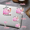 (3 Pcs) Go Away I'm Introverting Sticker - Funny Anti