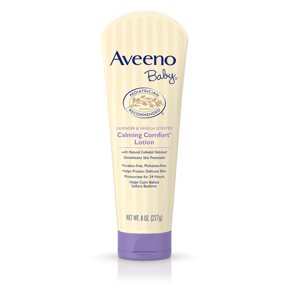 Aveeno Baby Calming Comfort Lotion, Lavender/Vanilla by Aveeno Baby