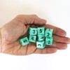 Paladin Roleplaying Turquoise Pearl Dice - 8D6 Set - 'Aqua'