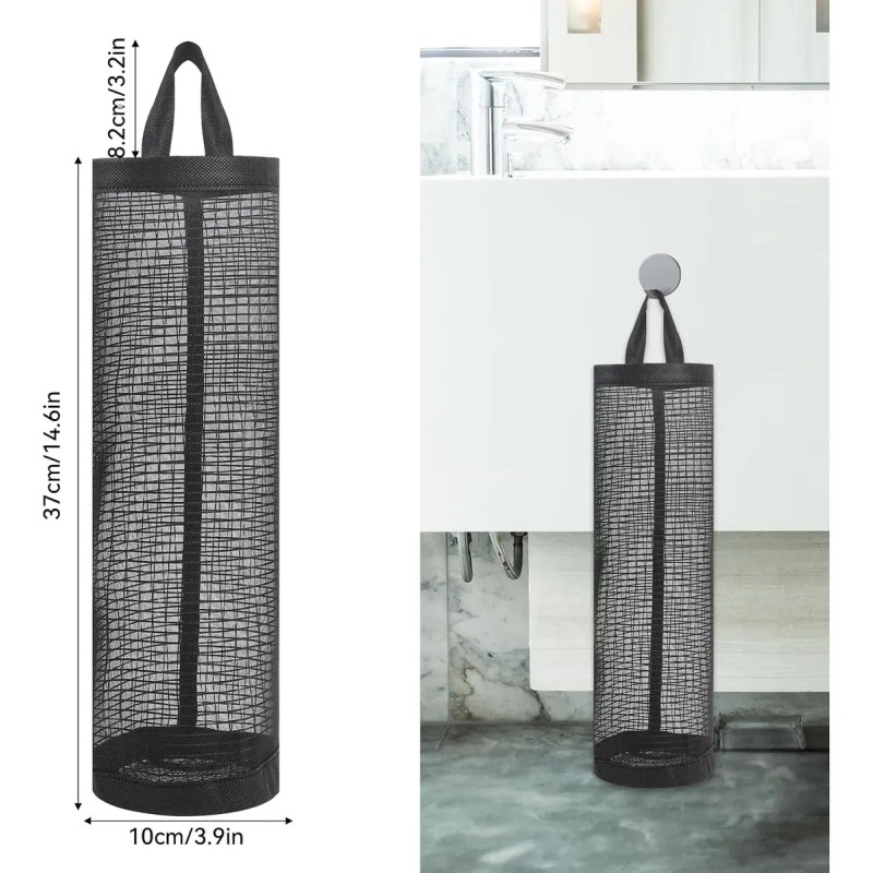 2 Bolsas De Red Almacenamiento Para Bolsa Basura,suspensión