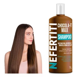 Nefertiti Shampoo P/cabello Maltratado Chocola-t Max 1l