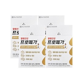 Chong Kun Dang Health Promega Altige Omega 3 Triple 760mg x 60 capsules x 4 boxes / 종근당건강 프로메가 알티지 오메가3 트리플 760mg x 60캡슐 x 4박스