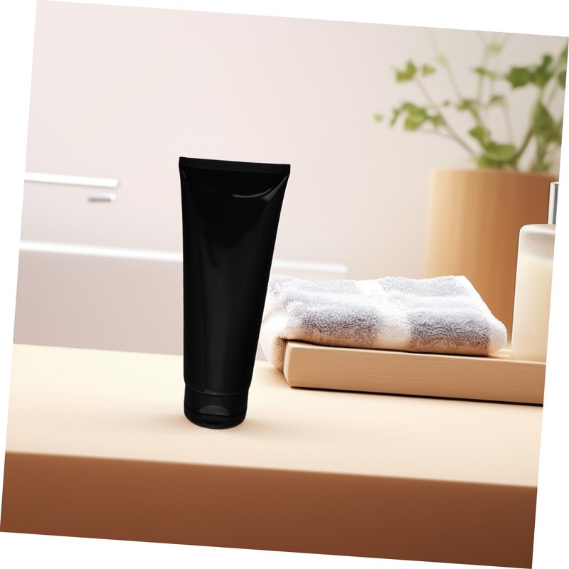 Ipetboom Travel Size Plastic Squeeze Tube 200g Black Glossy Hair