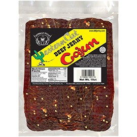 Buffalo Bills Cajun Western Cut Big Slab Beef Jerky (15 beef jerky slabs per bag)
