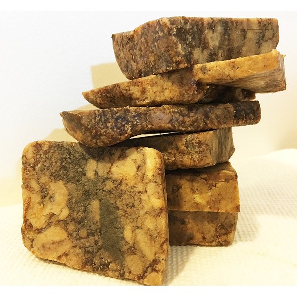 African Black Soap by Oslove Organics 15 oz- Pure, Premium Grade A quality from Ghana, Best facial cleanser