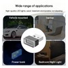 Dickno 4 PCS USB LED Car Interior Atmosphere Lamp, Portable