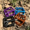 FIFTY-FIFTY Mountain Bike Pedals, Non-Slip and Aluminum Alloy Bicycle Flat