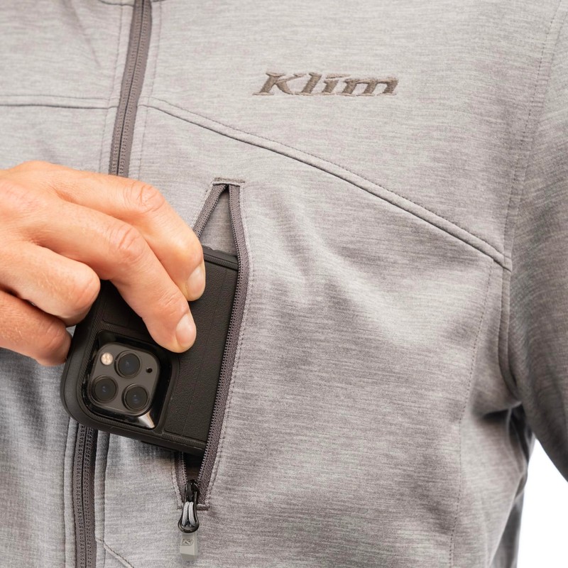 KLIM Men's Echo Wool Fleece Jacket Size Small - Castlerock