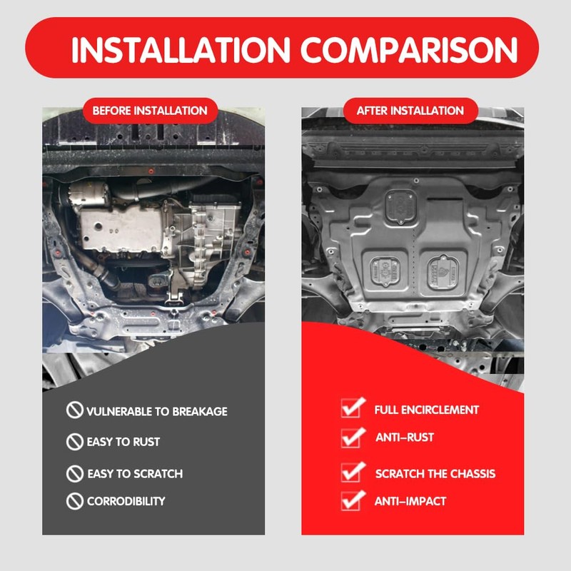 Front Engine Splash Shield Fit for Volvo S80 2012 2013