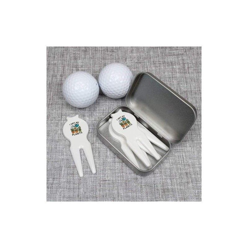 Azeeda 'I Wet My Plants' Golf Divot Tool/Repair Fork Gift