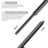 Justech 12V Heavy-Duty Linear Actuator 330LBS/1500N-12inch/300mm Silent IP65 Electric Actuator