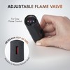Mantello Torch Lighter, Cigar Butane Lighter- Single Flame Cigar Torch