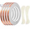 AONUOAO 3/16 Inch Silver Lined Copper Foil Tape for Stained