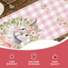 TELAIN Table Runner Easter with Bunny Motif, 13x72 Inch, High