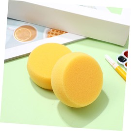 Tofficu 12pcs Round Paint Sponge, 2.55inch Synthetic Pottery Sponge Artist Sponges for Painting, Art Sponges for Painting Ceramics Pottery Art Crafts