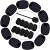 30Piezas Fundas de Espuma para Micrófonos,8mm Micrófono Lavalier Parasol para