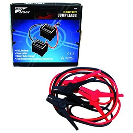 Blackspur BB-JL100 8' JUMP LEADS WITH HEAVY DUTY CLAMPS