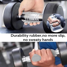 Gym Gloves for Men Women,Weight Lifting Gloves for Men Women, Rubber Weightlifting Anti-Slip Workout Grips for Gym Training and Exercise,Dumbbell, Deadlift, Bar Pad Pull Up Grippers (Grey)