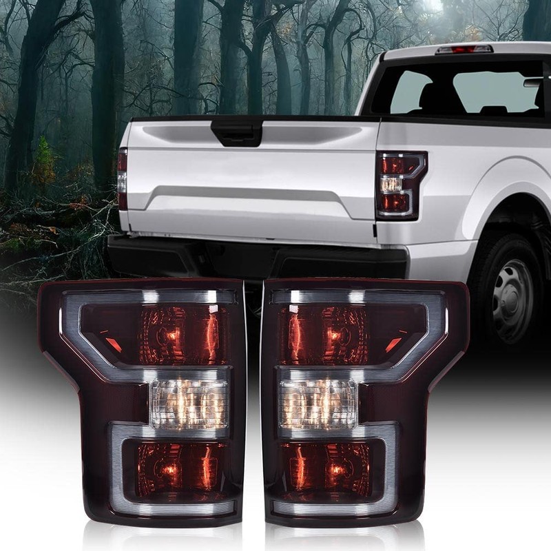 PIT66 Rear Tail Lights Assembly Compatible with Ford F150 2018