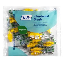 TePe Interdental Brushes Original Yellow | Size 4 | 0.7mm | 1 Pack of 20 Brushes
