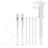 Bewudy Eyebrow Microblading Marker Pen, 2 Pcs Brow Mapping Pens