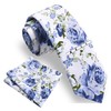 GUSLESON Fashion - Juego de corbata de algodón con estampado