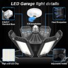 AUDLES 6 Pack LED Garage Light, 200W 20000LM 6500K LED
