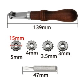 Leather Craft Sewing Wheel, 1 Piece Copy Wheel Sewing Spacer Embossing System Set Leather Sewing Design Tool