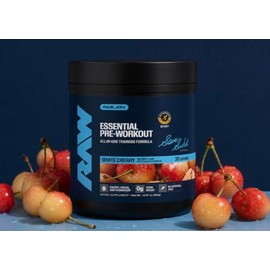 Raw Essential Pre-workout Powder white Cherry