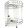 Ohki Large Wood Workshop Stainless Steel Triangular Corner 2-Tier 6257r