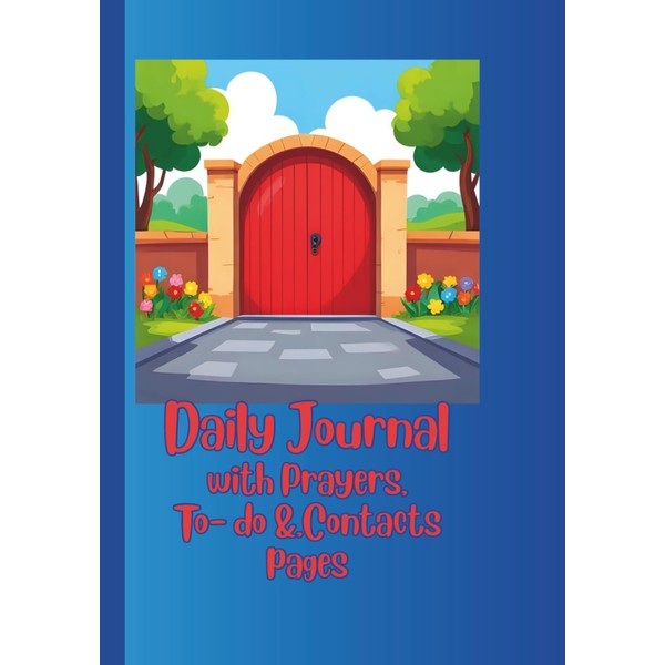 Daily journal with prayer: Bible verse ,Contact and To-Do notebook