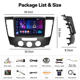 SIXTOP [4+64G] Android Car Stereo for Hyundai Sonata NF 2009 2010 with Carplay Android Auto Mirror Link 9 inch TouchScreen 1280*720 Bluetooth 5.0 FM/RDS DSP 32EQ WiFi GPS Change Desktop Theme AI Voice