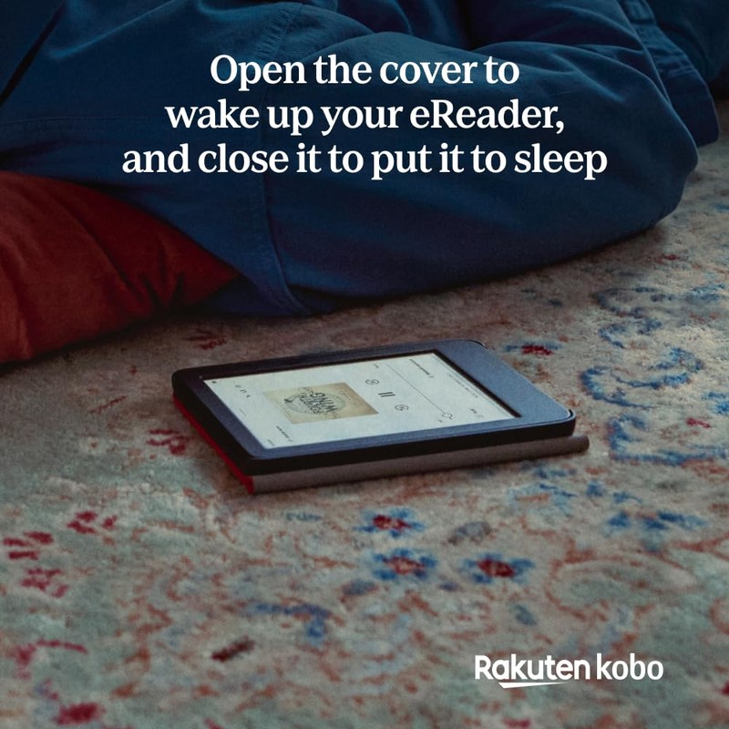 Kobo Clara Colour/BW SleepCover Case | Cayenne Red | Sleep/Wake