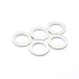 Otois M14 Oil Drain Plug Gasket Crush Ring 21513-23001 Aluminum Washer Compatible with Hyundai Kia Vehicle (5pcs)