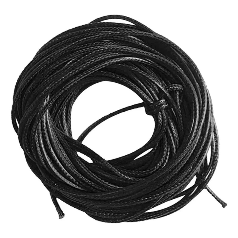 Hilo Encerado Para Cuero Negro