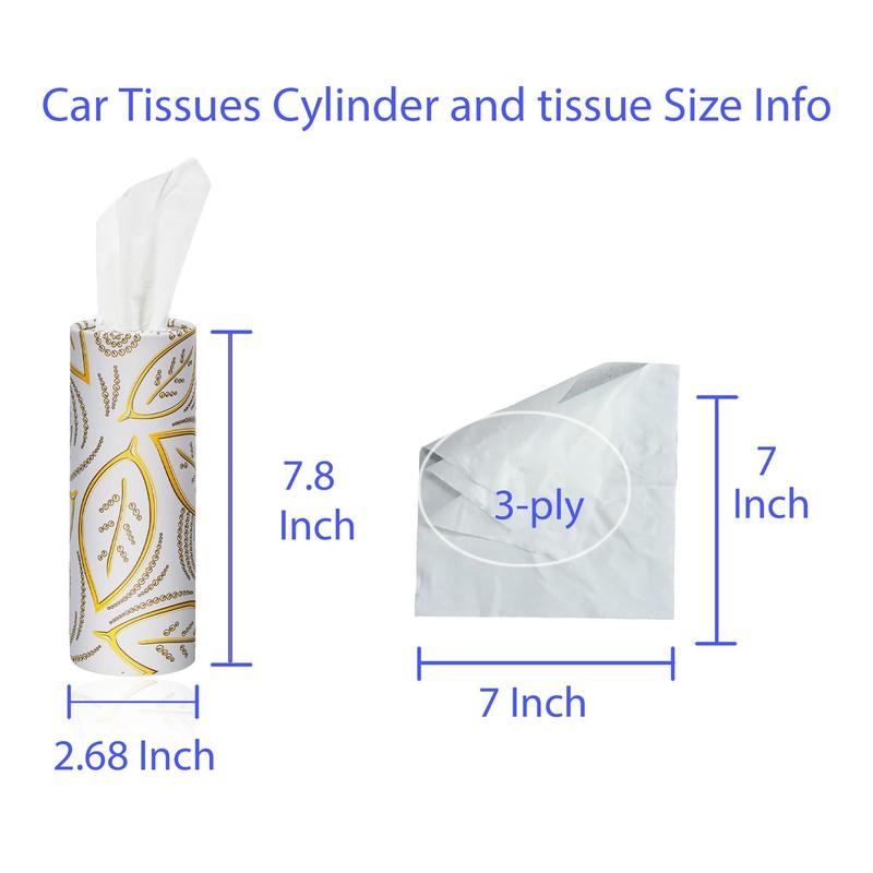 Car Tissue Refill Kit, Travel Tissues, Tissue Refill for Car