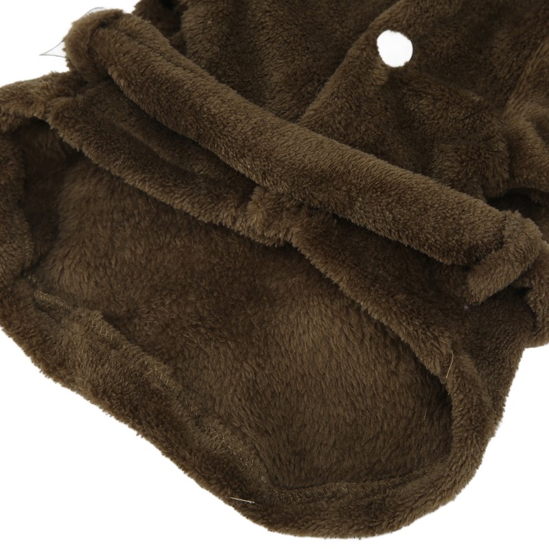 Pet Bathrobe Warm Flannel Quick Drying Dog Hooded Bath Towel