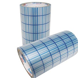 TransferRite Ultra Clear Medium Tack Transfer/Application Tape w/Grid, 12" x 100yd Roll