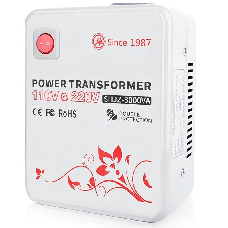 SUNSHUN Step Up Transformer 110v To 220v Converter 3000W Voltage
