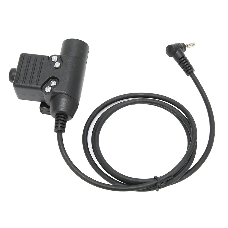 7.1mm Telescopic Throat Microphone Earpiece U94 PTT Suitable for Yaese