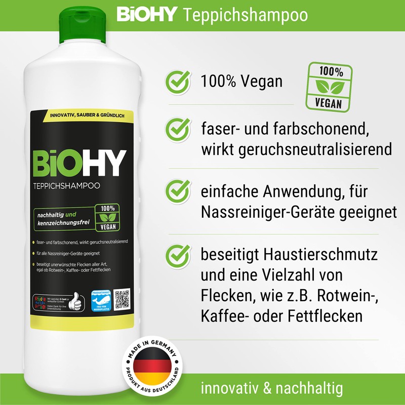 Biohy Carpet Shampoo.