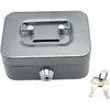 FJmark Mini Safe with Key Purse Money Bank Metal Mini