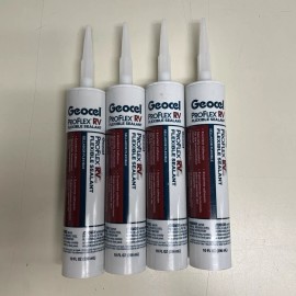 Geocel 4 Pk ProFlex RV Flexible Sealant Caulk White -Motorhomes Fifth Wheels RVS