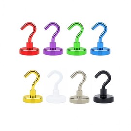 Neodymium Ring Hook Magnet Large 8P