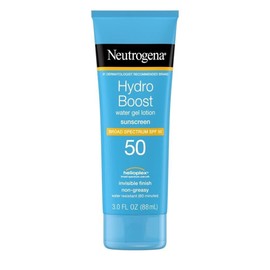 Neutrogena Hydro Boost, Water Gel Lotion Sunscreen, SPF 50, 3 fl oz (88 ml)