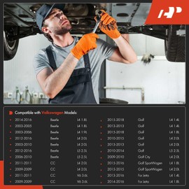 A-Premium Transmission Oil Pan with Drain Plug & Gasket Compatible with Volkswagen Jetta 2005-2016, Passat 2012-2016, Golf 2010-2018, 6-Speed Automatic Transmission