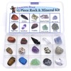 DANCING BEAR -15 Pc Rock & Mineral Collection with Collector